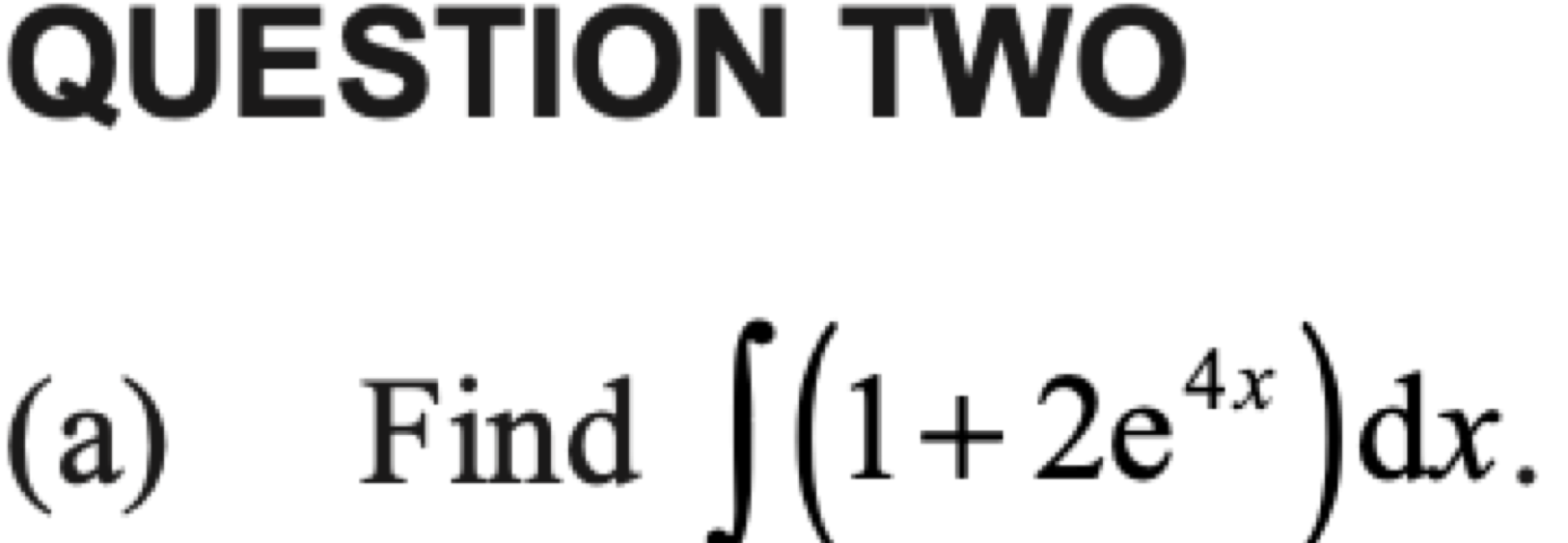 Question 2(a) original exam prompt; text transcription follows